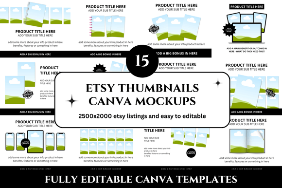 15 Etsy Thumbnails Mockup: Elevate Your Digital Shop