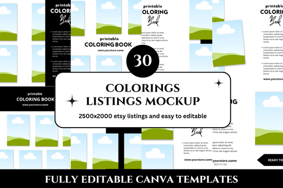 Elevate Your Etsy Shop with 30 Professional Mockup Templates
