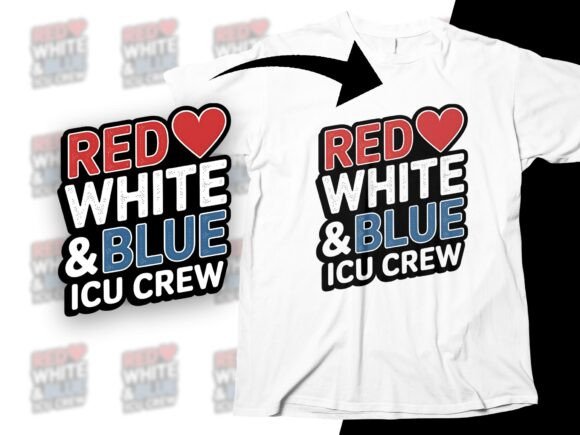 ICU Crew 4th July PNG Design: A Designer's Asset