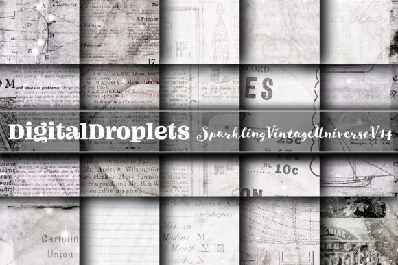 Sparkling Vintage Universe Vol. 14: A Designer's Textured Toolkit