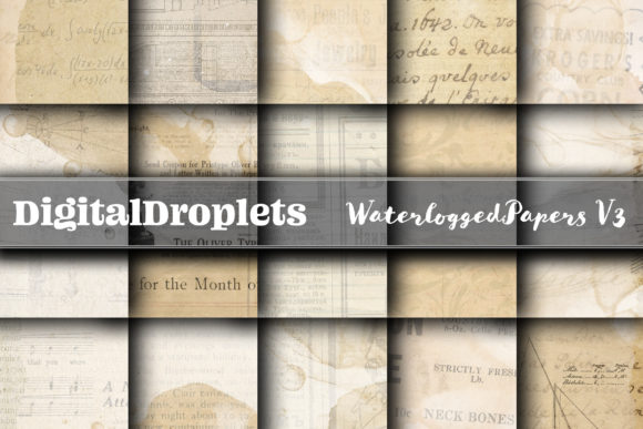 Waterlogged Papers Vol. 3: Vintage Textures for Modern Design