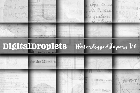Waterlogged Papers Vol. 6: Vintage Textures for Modern Design